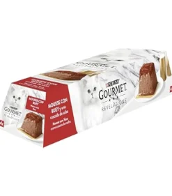Purina Gourmet Puree Buey y Tomate Alimento Húmedo 11x10g