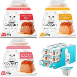 Purina Gourmet Revelations Mousse Pollo 6x(4x57g)