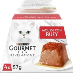 Purina Gourmet Revelations Mousse Buey 6x(4x57g)
