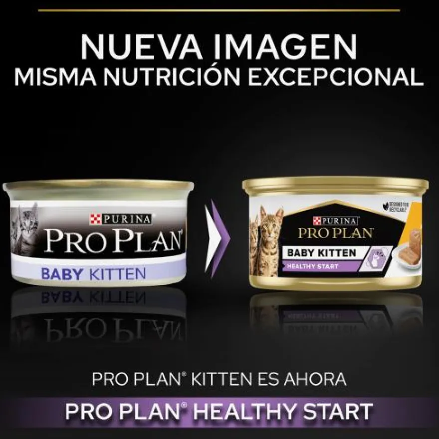 Purina Pro Plan Cat Lata Baby Kitten Mousse Pollo 24x85g