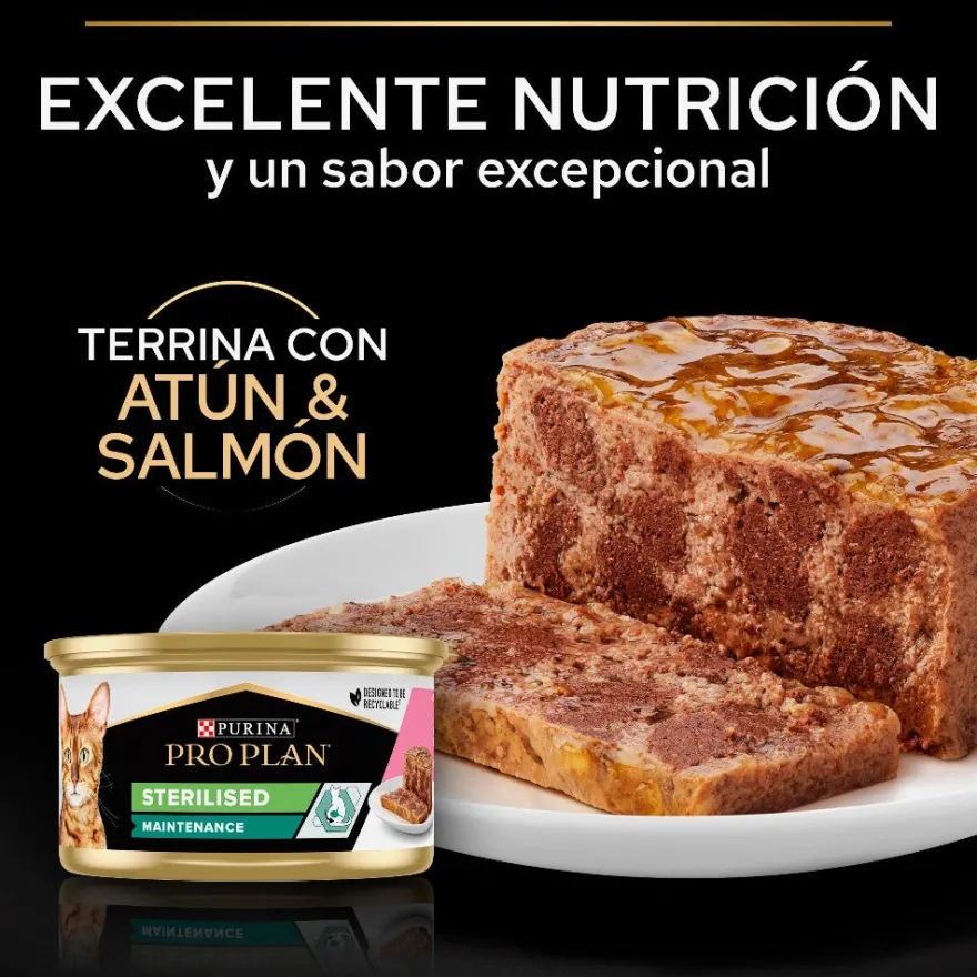 Purina Pro Plan Cat Multilata Sterilised Salmon&Atun 12x85g