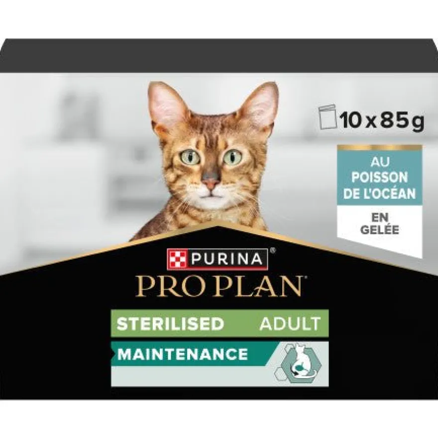 Purina Pro Plan Cat Multilata Sterilised Pescado 10x85g