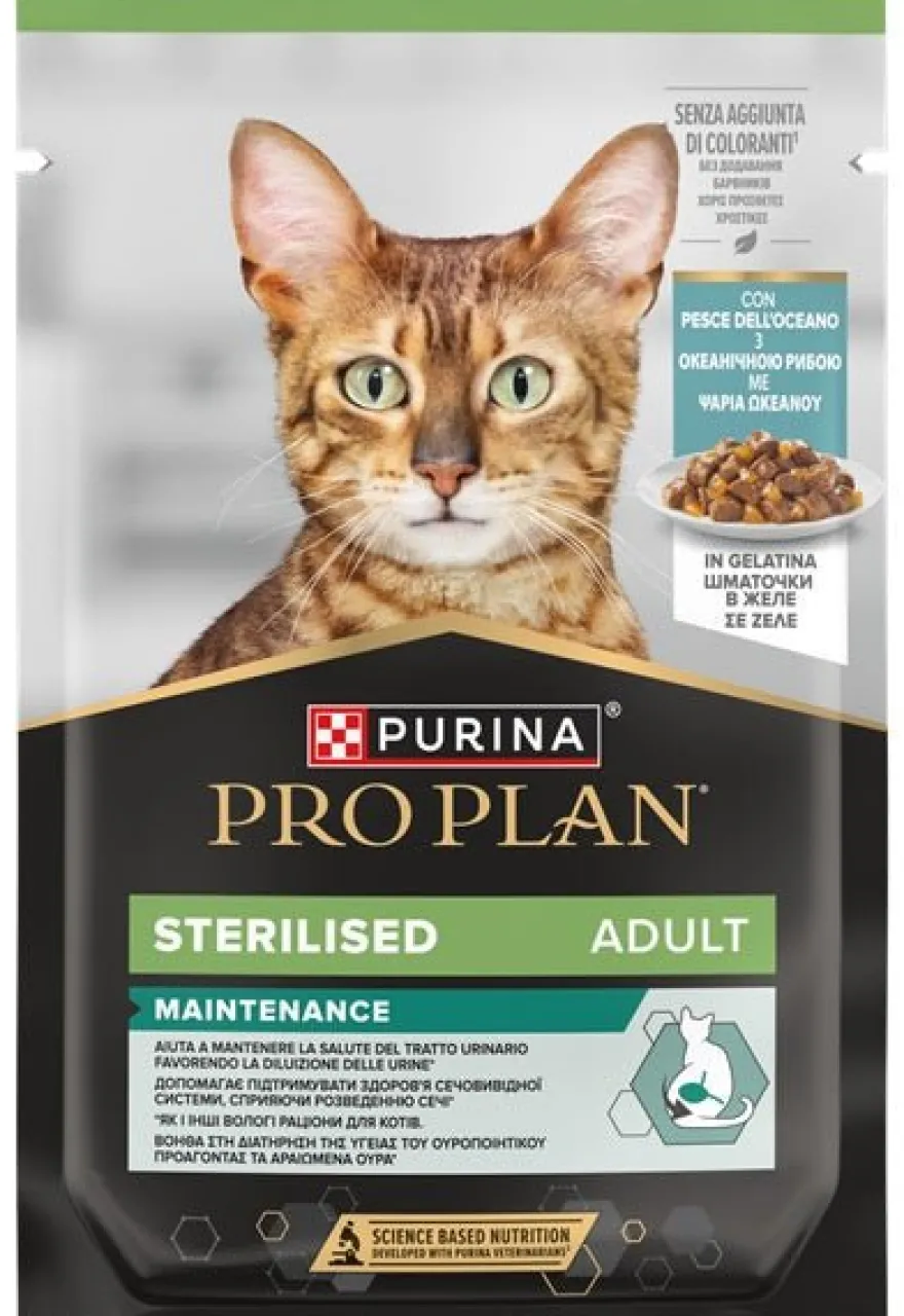 Purina Pro Plan Cat Multilata Sterilised Pescado 10x85g