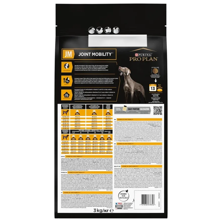 Purina Pro Plan Diet Canine Jm Joint Mobility 3kg