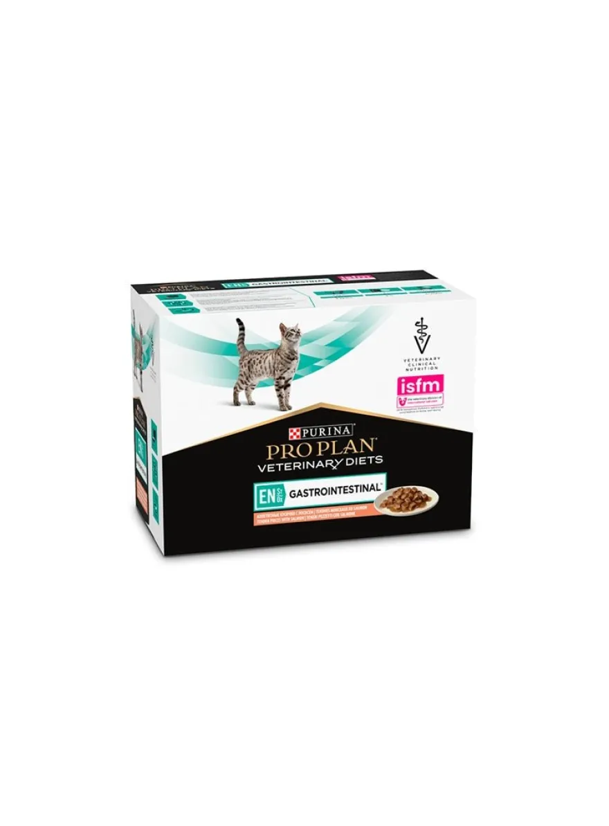 Purina Pro Plan Diet Feline En Sobre Salmon 10x85g