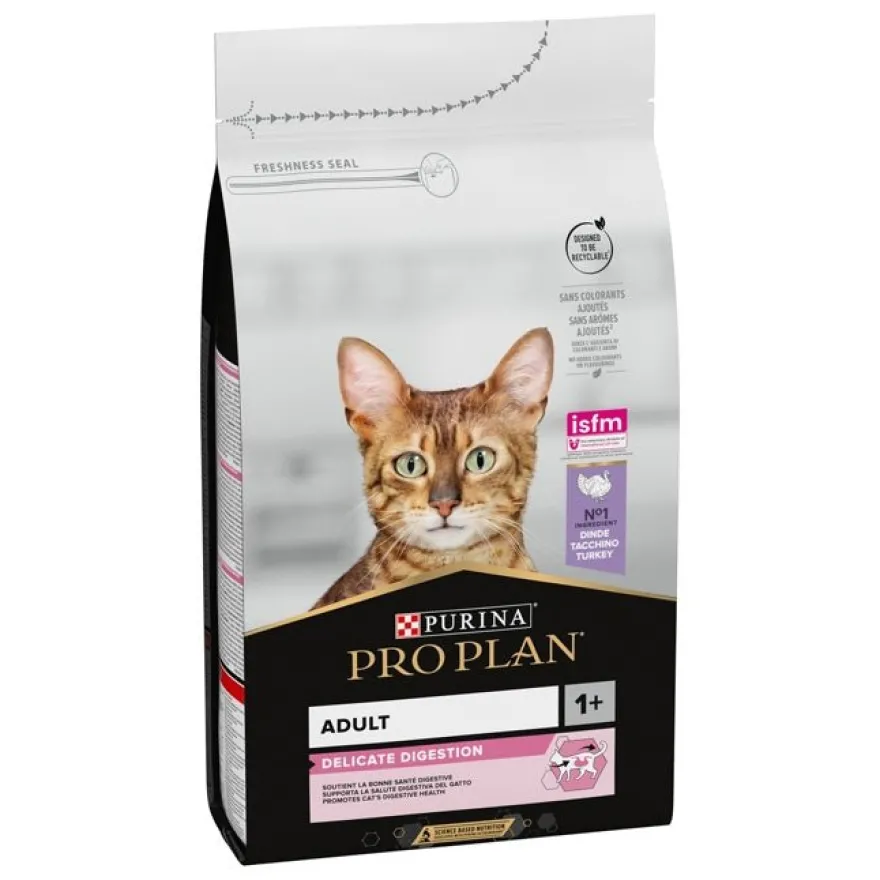 Purina Pro Plan Feline Delicate Optidiges Pavo Alimento seco 3kg