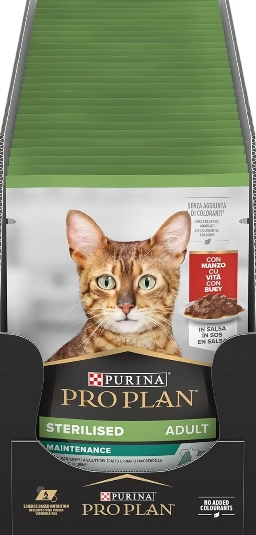 Purina Pro Plan Feline Esterilizado Carne 26x85g