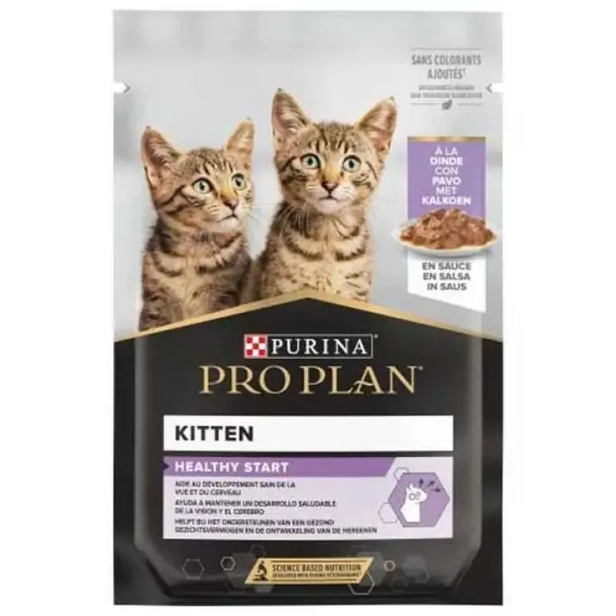 Purina Pro Plan Feline Junior Pavo 26x85g