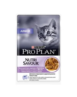 Purina Pro Plan Feline Junior Pavo 26x85g