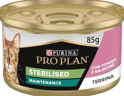 Purina Pro Plan Feline Lata Esterilizado Salmón y Atún 24 uds