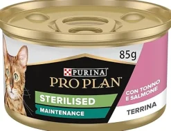 Purina Pro Plan Feline Lata Esterilizado Salmón y Atún 24 uds