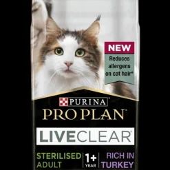 Purina PRO PLAN LiveClear Esterilizado Pavo 1,4Kg