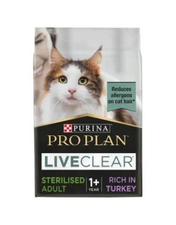 Purina PRO PLAN LiveClear Esterilizado Pavo 1,4Kg