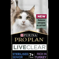 Purina Pro Plan LiveClear Senior Esterilizado Pavo Seco 1,4Kg