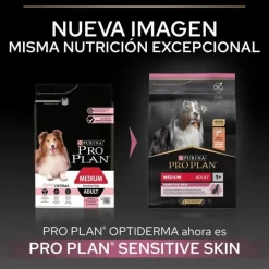 Purina Pro Plan Medium Adult Sensitive Skin Salmón 3Kg