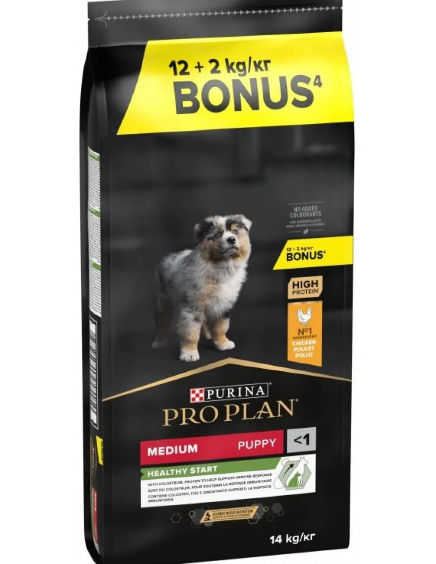Purina Pro Plan Medium Puppy Pollo 12kg+2kg