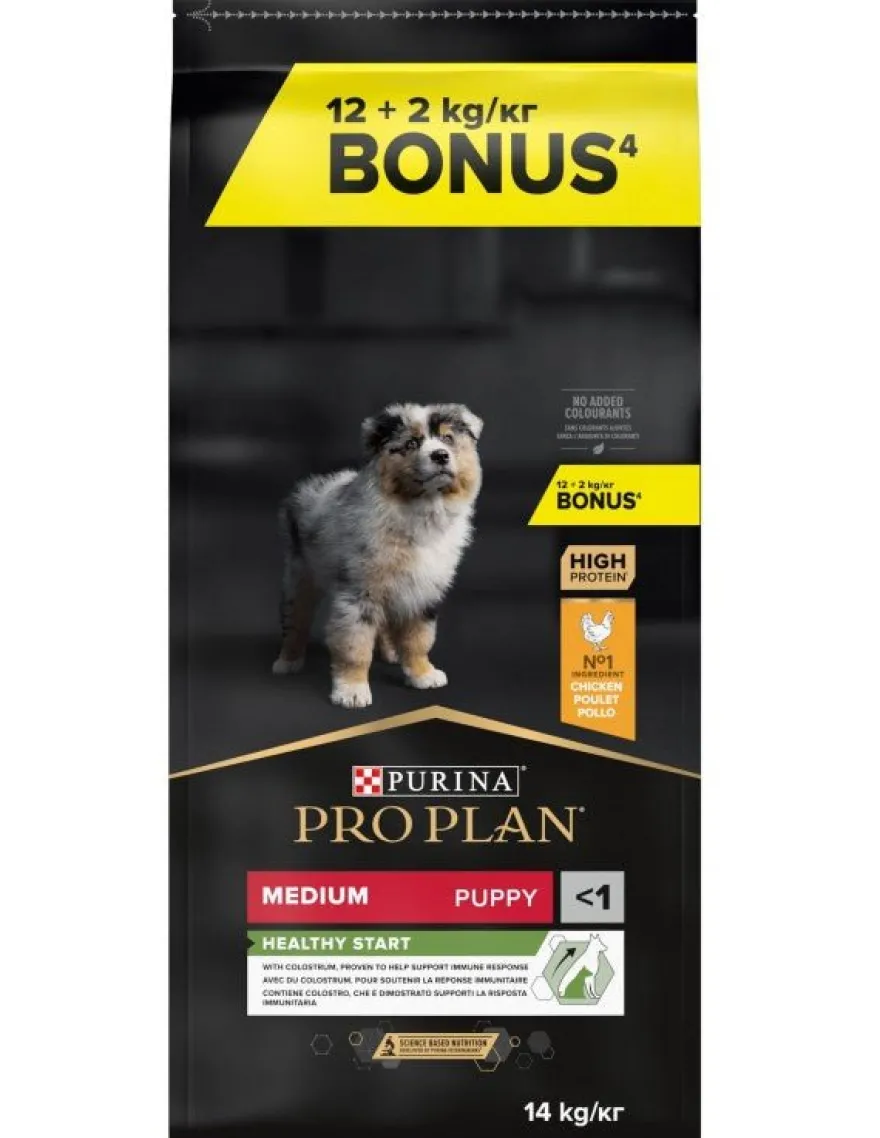 Purina Pro Plan Medium Puppy Pollo 12kg+2kg