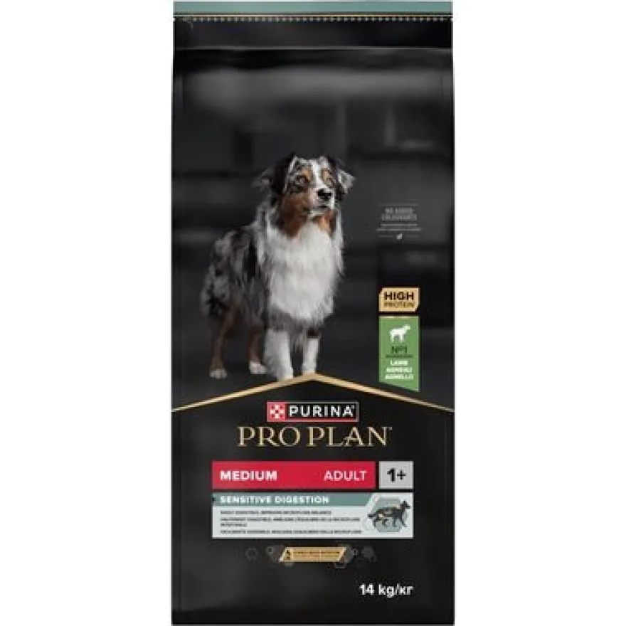 Purina Pro Plan Perro Medium Sensitive Digestion Cordero 14kg+2,5kg