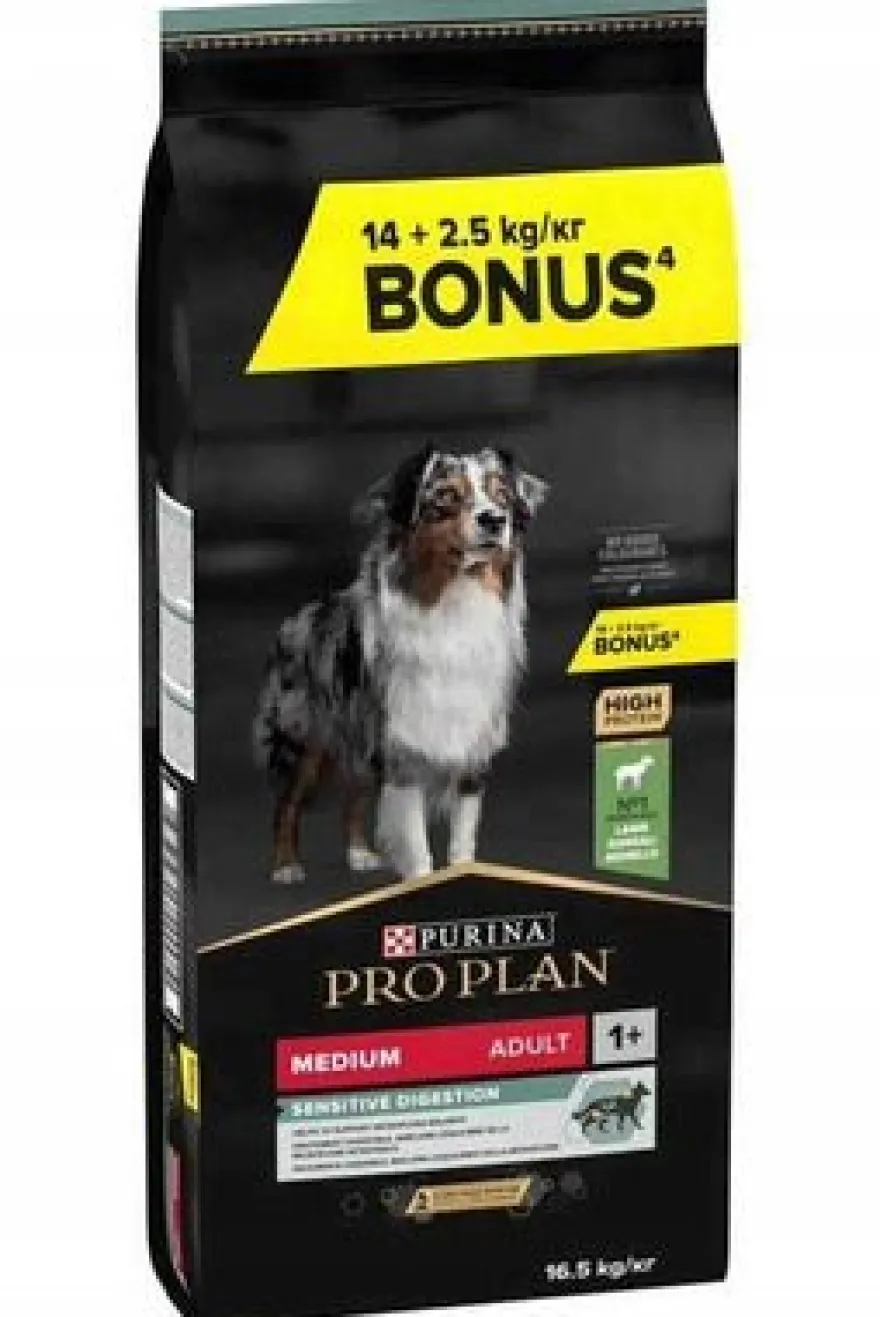Purina Pro Plan Perro Medium Sensitive Digestion Cordero 14kg+2,5kg