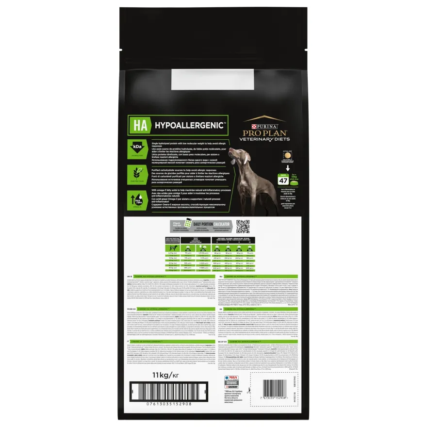 Purina Pro Plan Veterinary Diets HA Alimento Seco para Perros 11kg