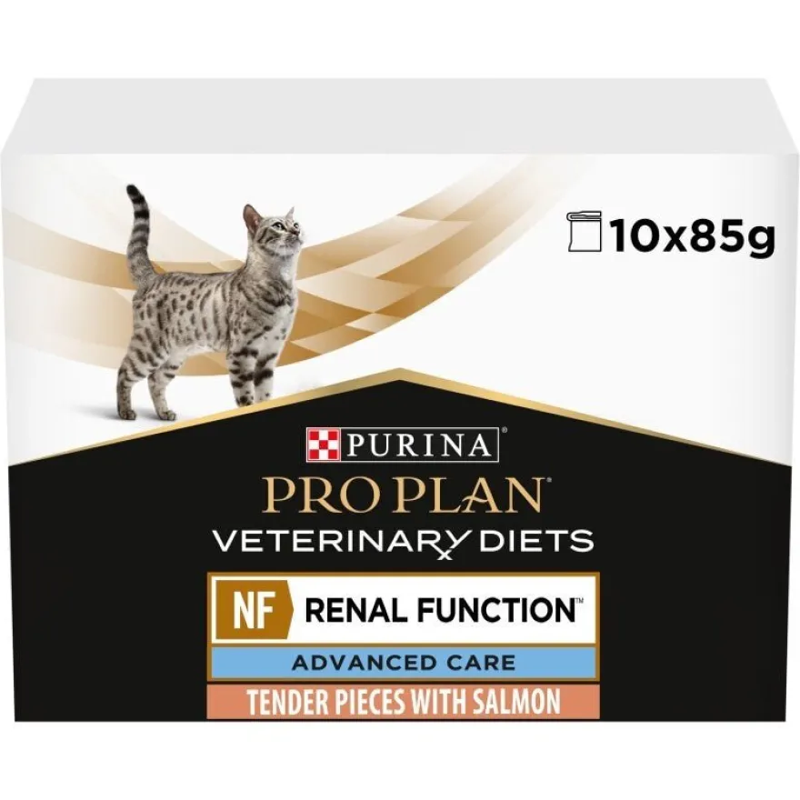 Purina Pro Plan Vet Feline NF Renal Function Comida Húmeda 10x85g