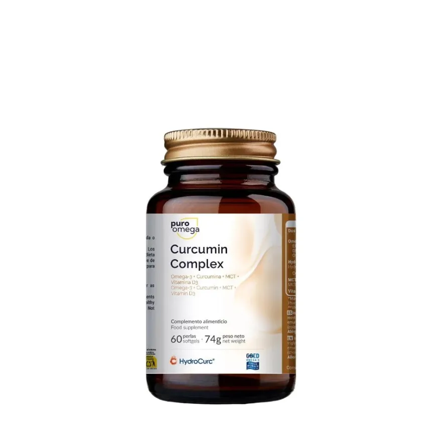 Puro Omega Curcumin Complex 60 perlas