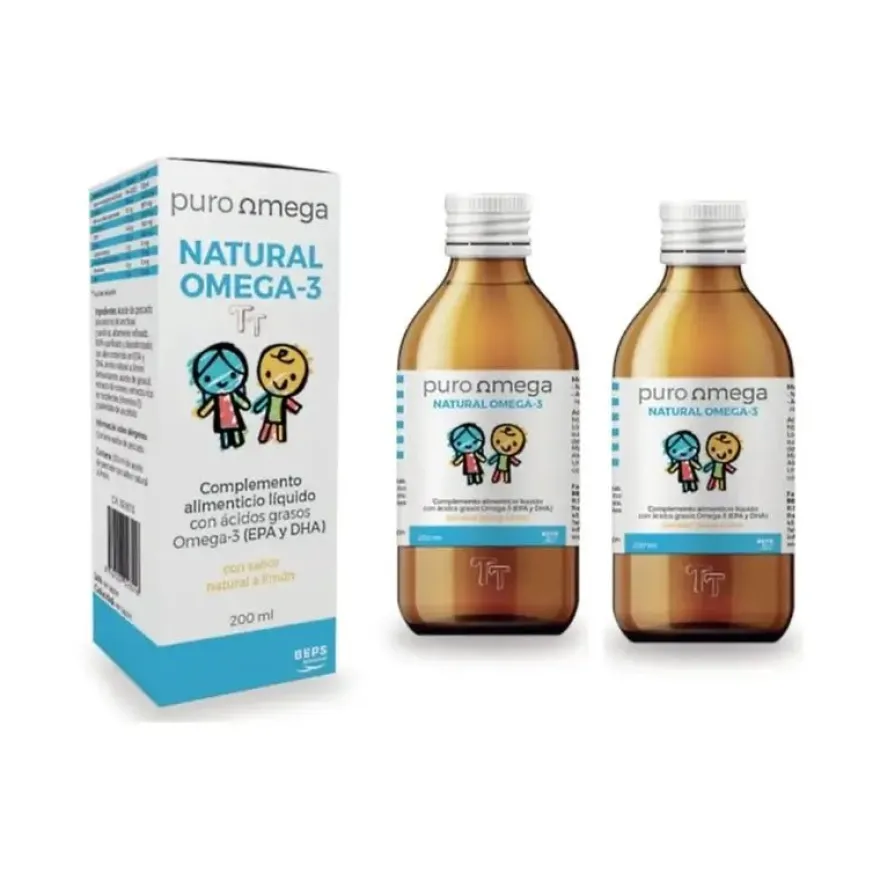 Puro Omega Natural DHA Alta concentración 60 perlas