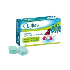 Quies Tapón Silicona Natación Infantil 6 unidades
