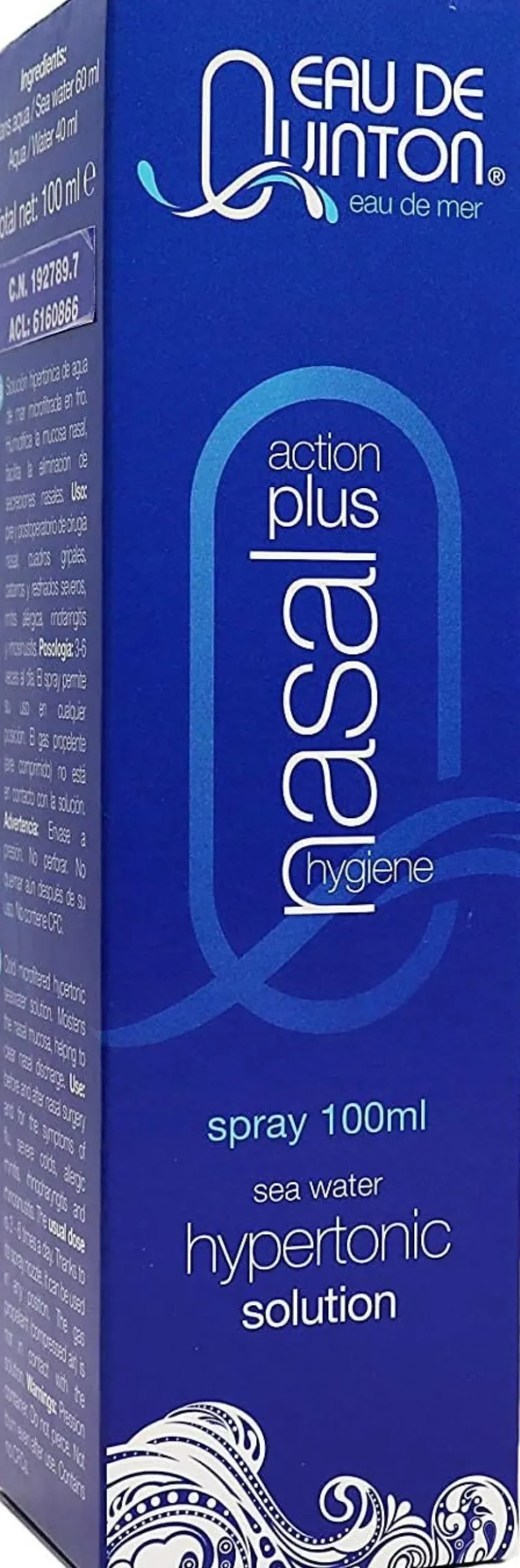 Quinton Higiene Nasal Hipertoni Acción Plus 100 ml