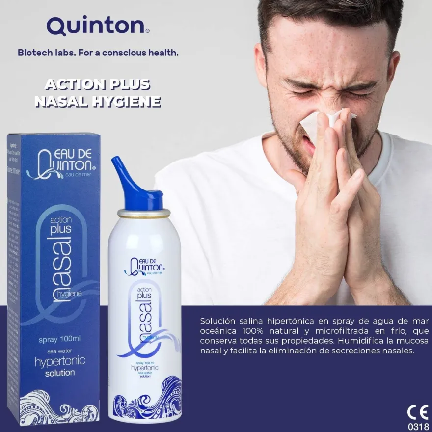 Quinton Higiene Nasal Hipertoni Acción Plus 100 ml