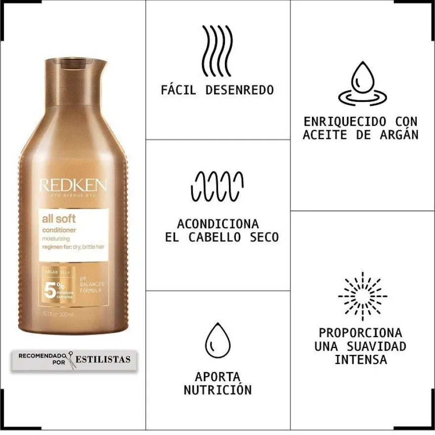Redken All Soft Acondicionador 300ml