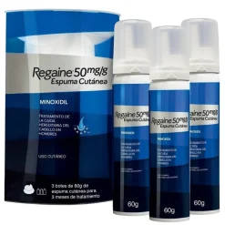 REGAINE 50mg/g Espuma Cutánea Anticaída 3x60g