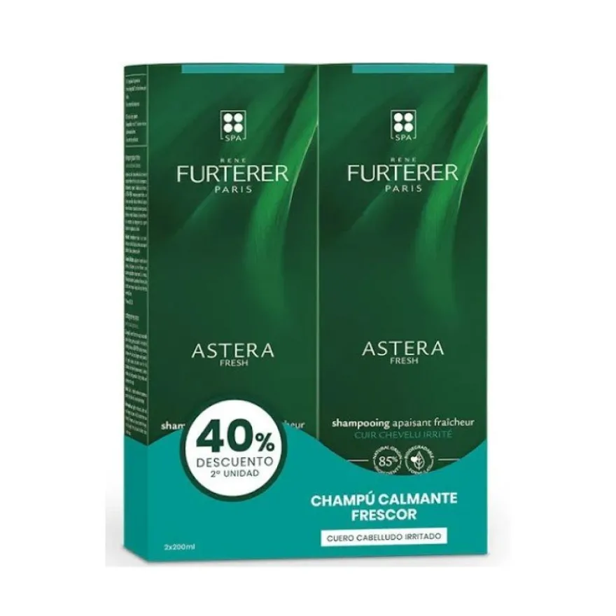 RENE FURTERER ASTERA Fresh Champú Calmante Duplo 2x200 ml