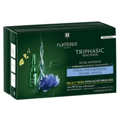 RENE FURTERER Triphasic Reaccional Tratamiento Anticaída 12 Ampollas