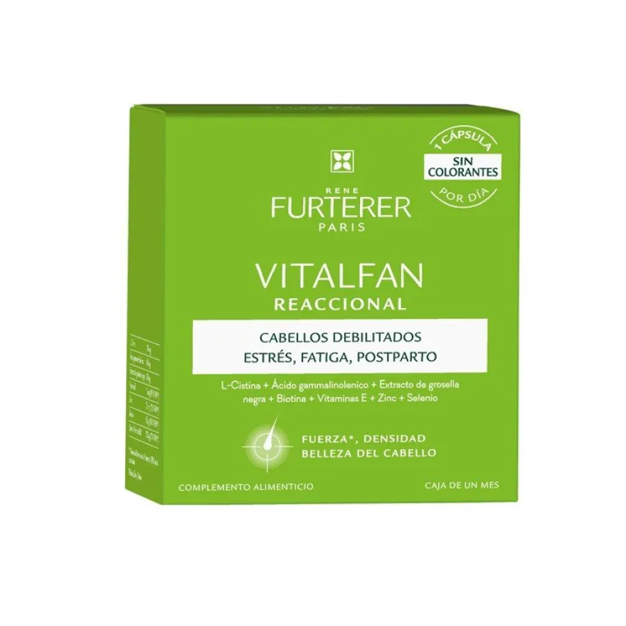 RENE FURTERER Vitalfan Anticaída Reaccional 30 Cápsulas