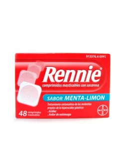 Rennie con Sacarosa 48 Comprimidos Masticable