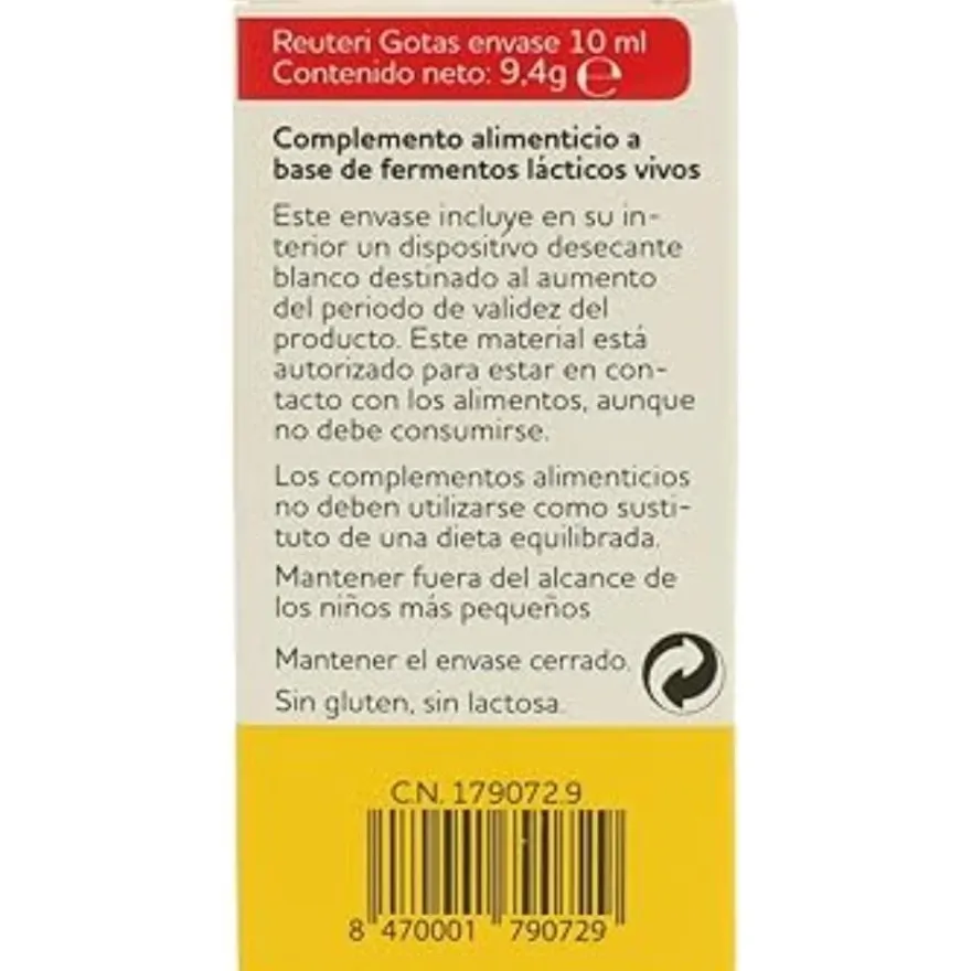 REUTERI Gotas 10ml BIOGAIA