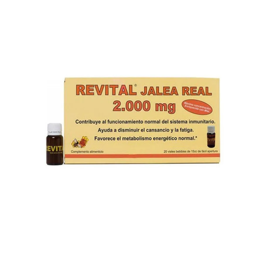 REVITAL Jalea Real 2000 mg 20 viales Bebibles