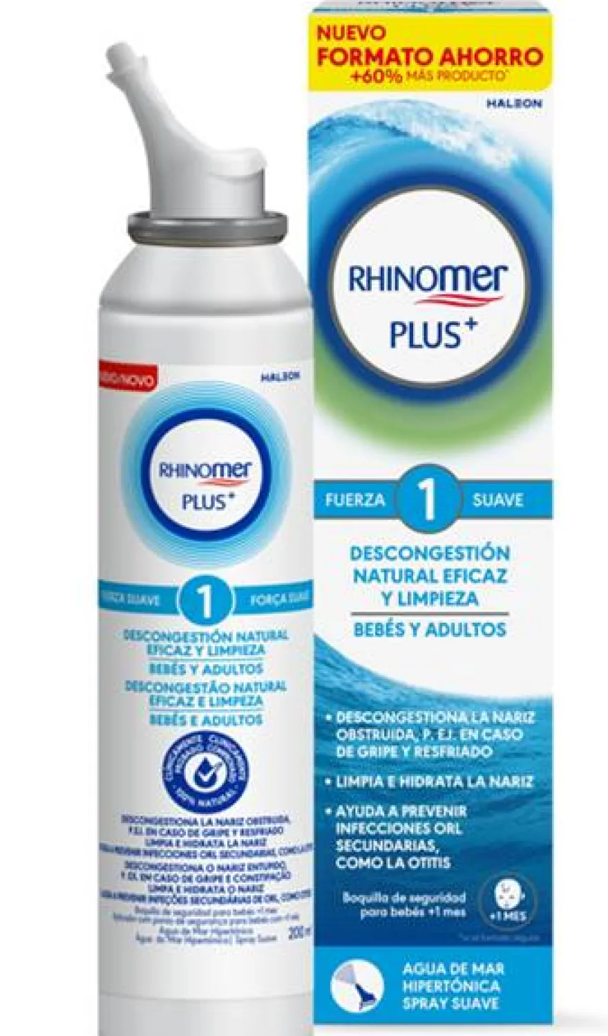 Rhinomer Plus+ F1 Spray Nasal 200ml
