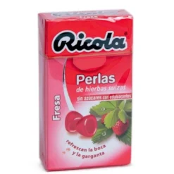 Ricola Perlas S/A Fresa 25 g