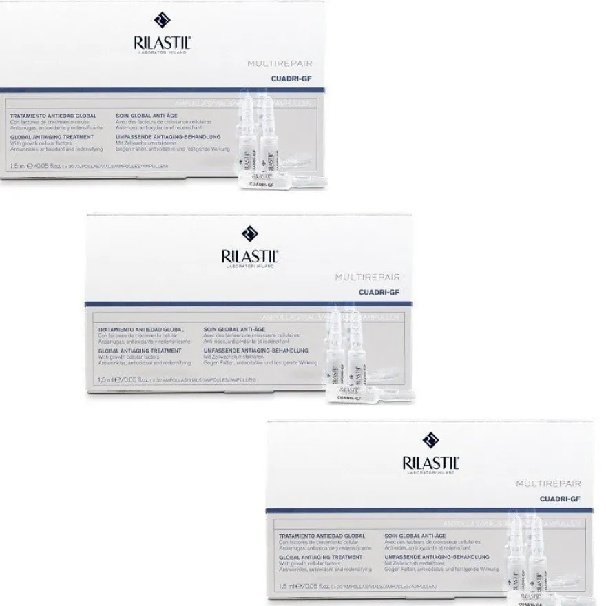 RILASTIL Cuadri GF Multirepair Pack 3x30 Ampollas