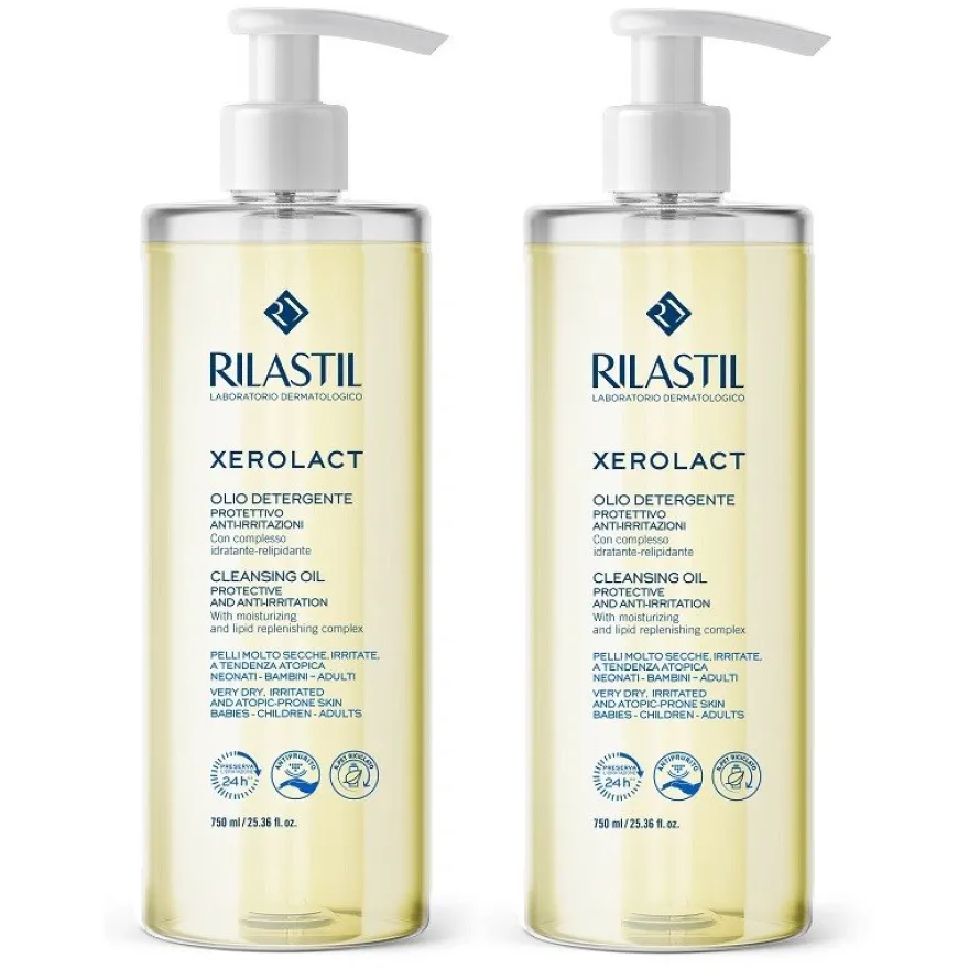 RILASTIL Xerolact Aceite Limpiador (2x750ml)