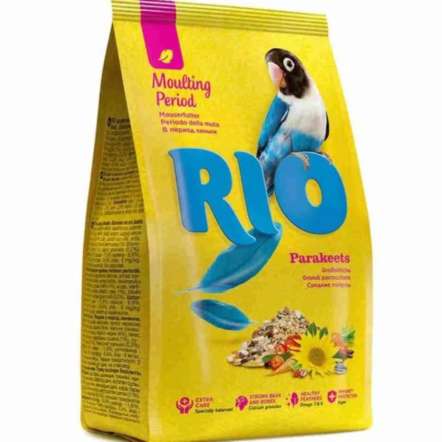 Rio Cotorras Periodo De Muda Pienso Seco 1000g