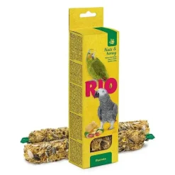 Rio Sticks para Loros Barritas de Miel y Frutos Secos 2 Paquetes, 1,8Kg