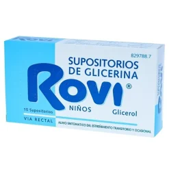 ROVI Supositorios de Glicerina para Niños 12 supositorios