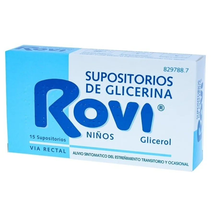 ROVI Supositorios de Glicerina para Niños 12 supositorios