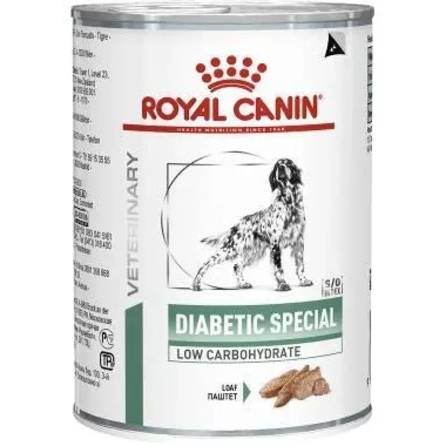 Royal Canin Diabetic Special Low Carbohydrate Loaf Comida húmeda para perros 12 ud