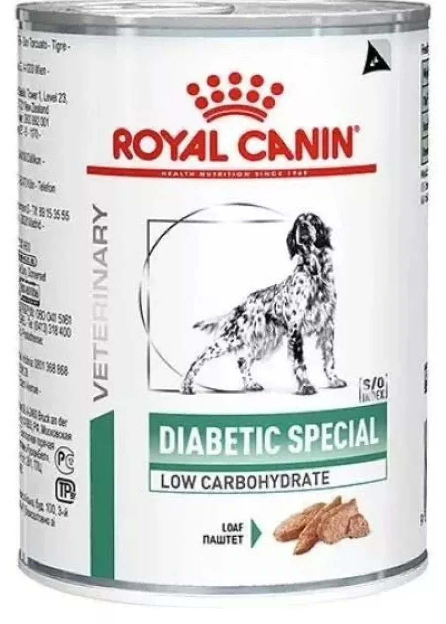 Royal Canin Diabetic Special Low Carbohydrate Loaf Comida húmeda para perros 12 ud