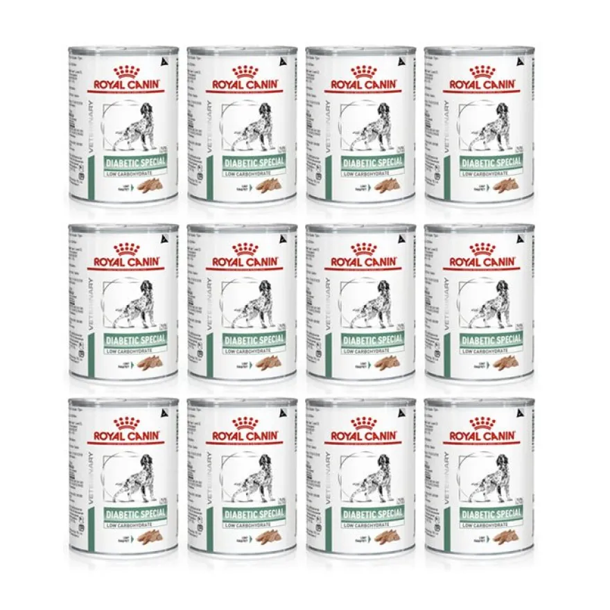 Royal Canin Diabetic Special Low Carbohydrate Loaf Comida húmeda para perros 12 ud