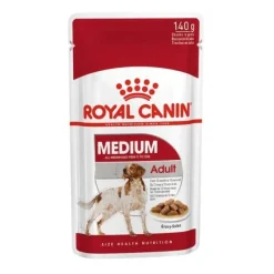 Royal Canin Medium Adult Comida Húmeda para Perros 10 sobres de 140g